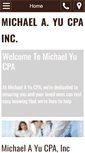 Mobile Screenshot of michaelyucpa.com